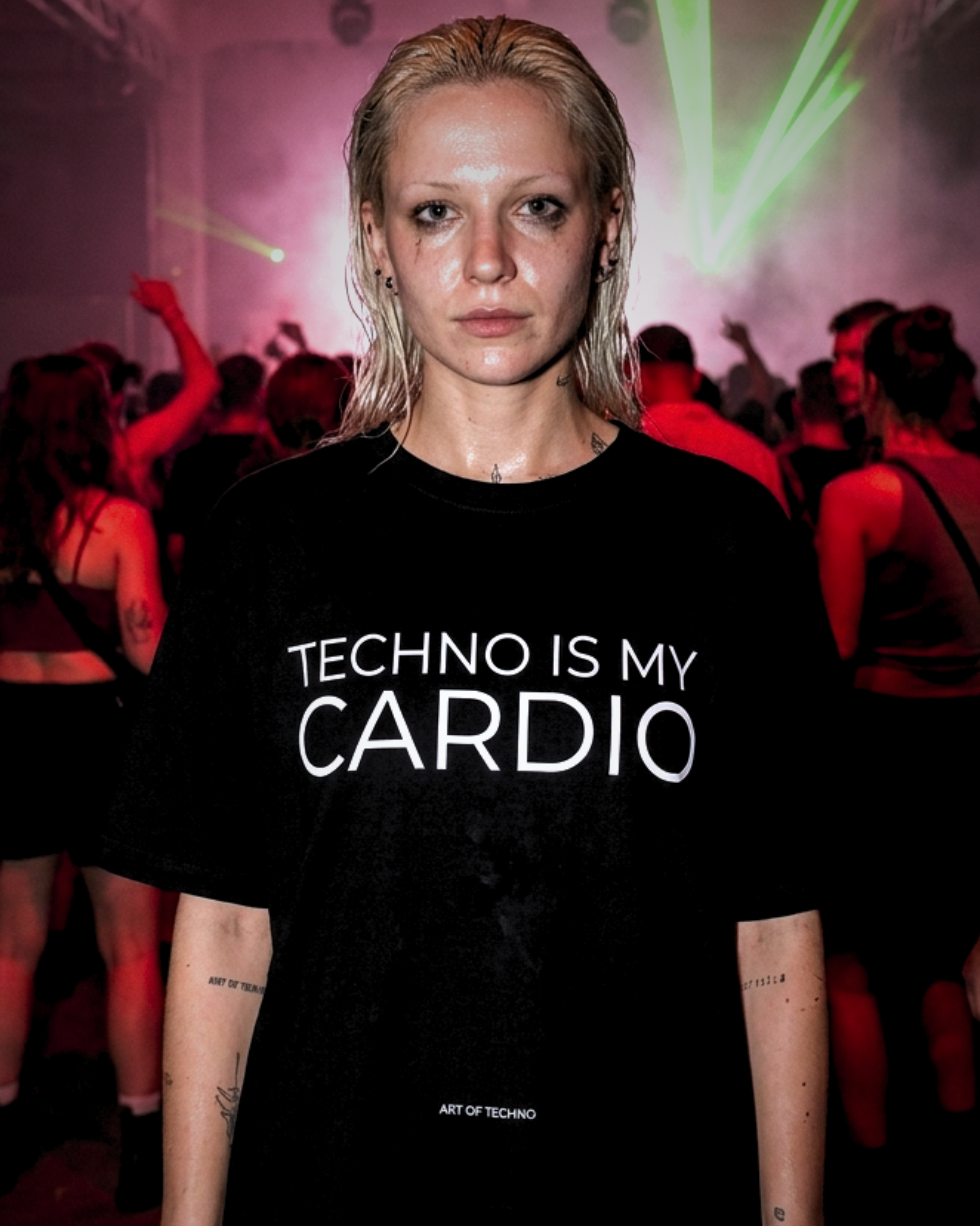 TECHNO IS MY CARDIO - OVERSIZED SHIRT