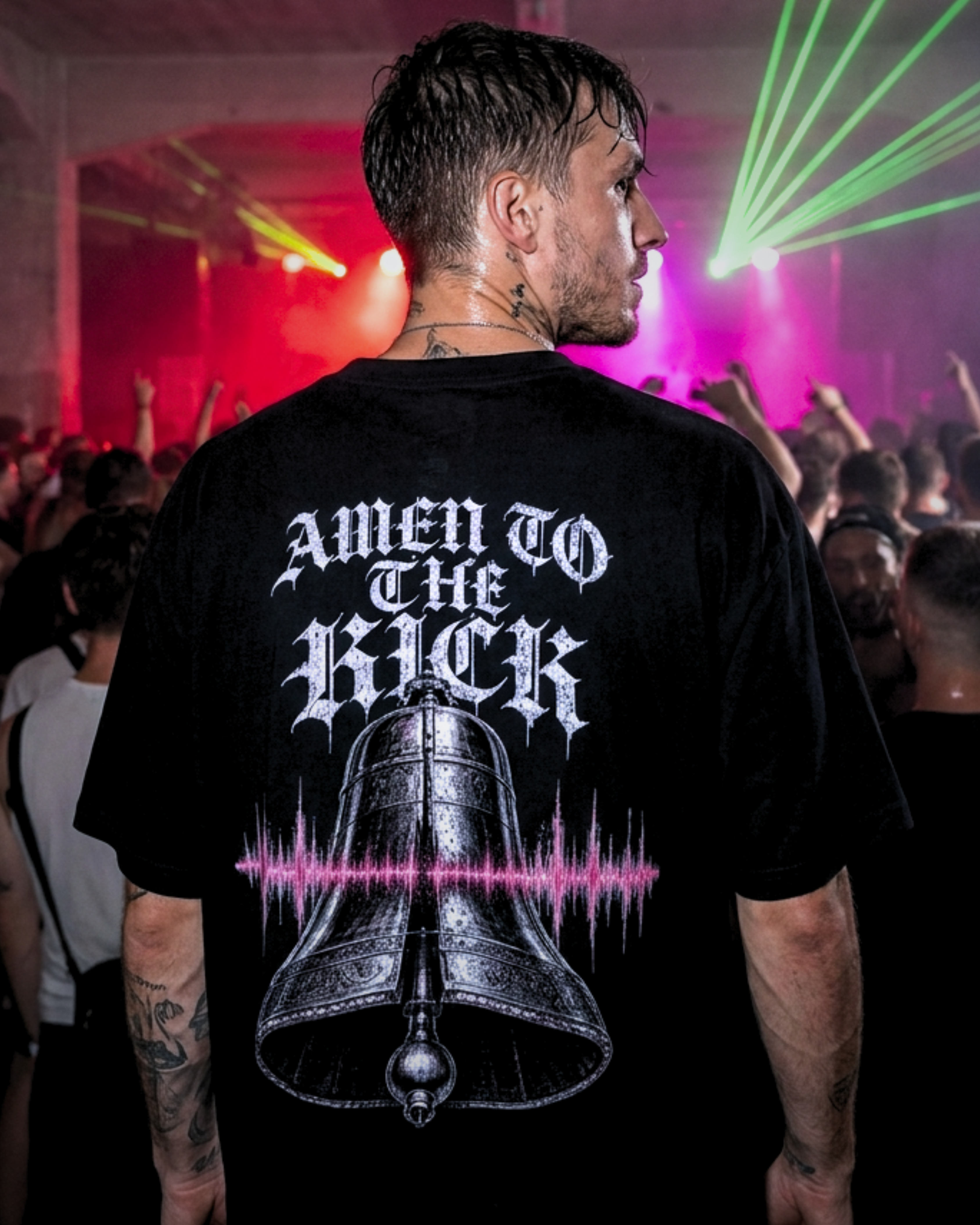 AMEN TO THE KICK - OVERSIZED SHIRT