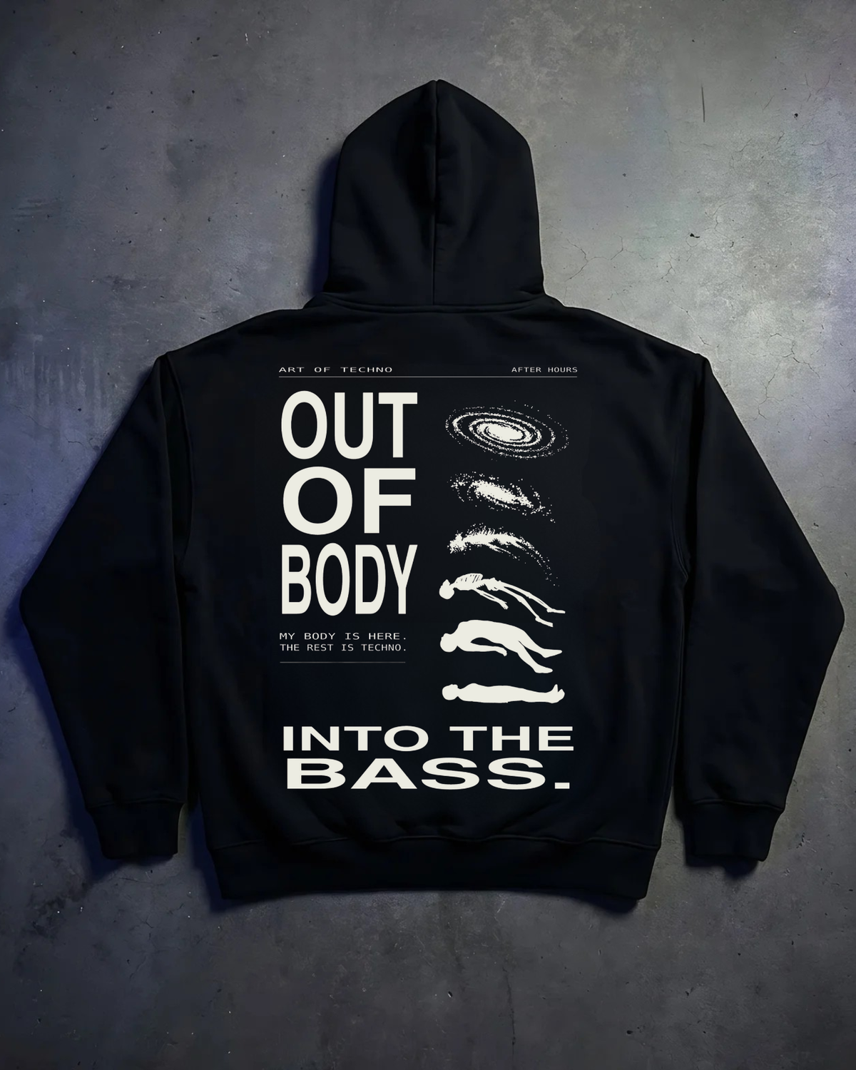 OUT OF MY BODY - Oversized Hoodie