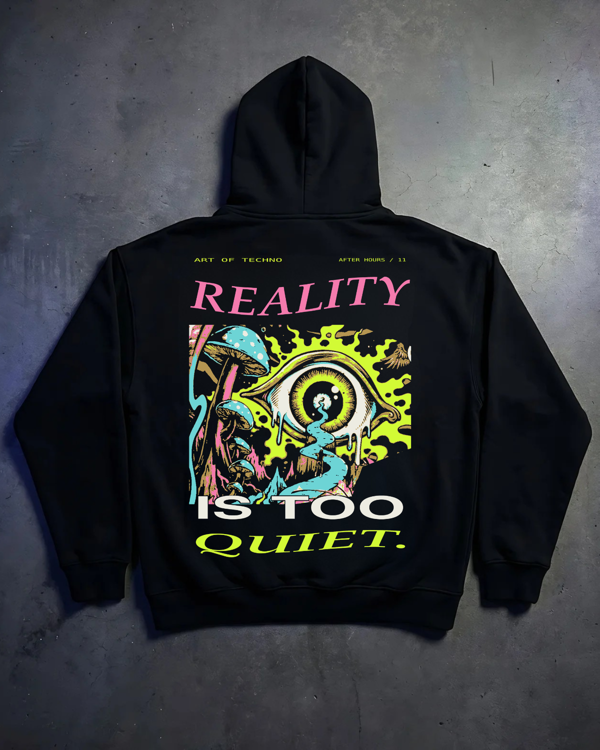 REALITY IS TOO QUIET - Oversized Hoodie