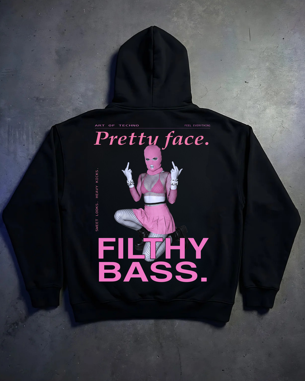 Filthy Bass Skimask - Oversized Hoodie