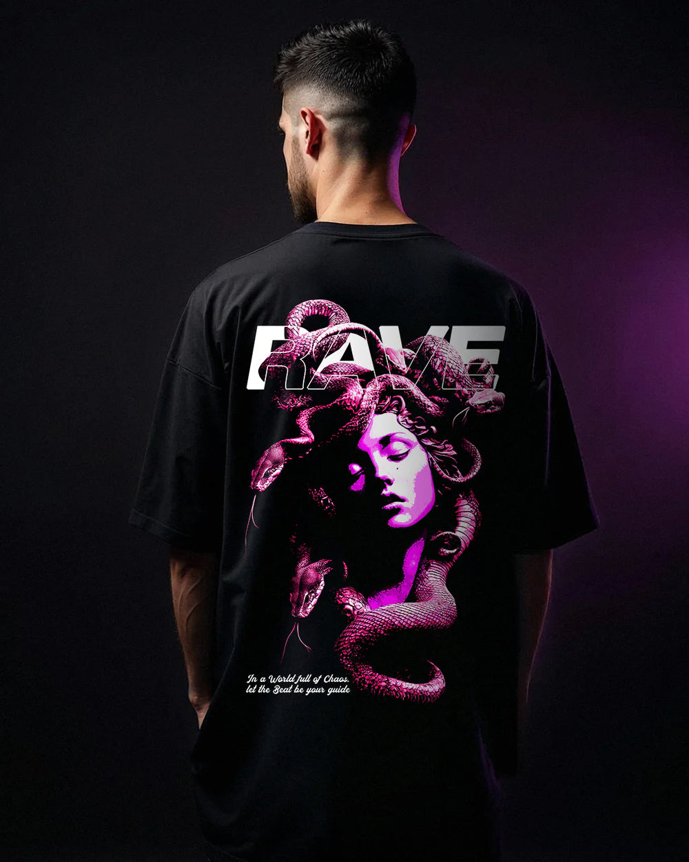 RAVE MEDUSA Oversized Shirt -RIP COLLECTION