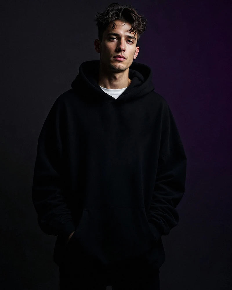 RAVE IN PEACE PURPLE - OVERSIZED HOODIE