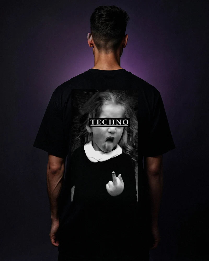 TECHNO GIRL - OVERSIZED SHIRT