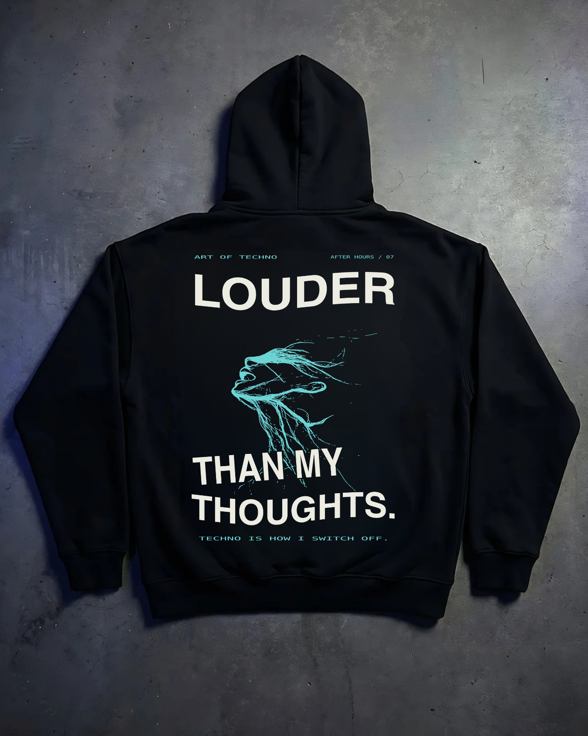 LOUDER THAN MY THOUGHTS - Oversized Hoodie