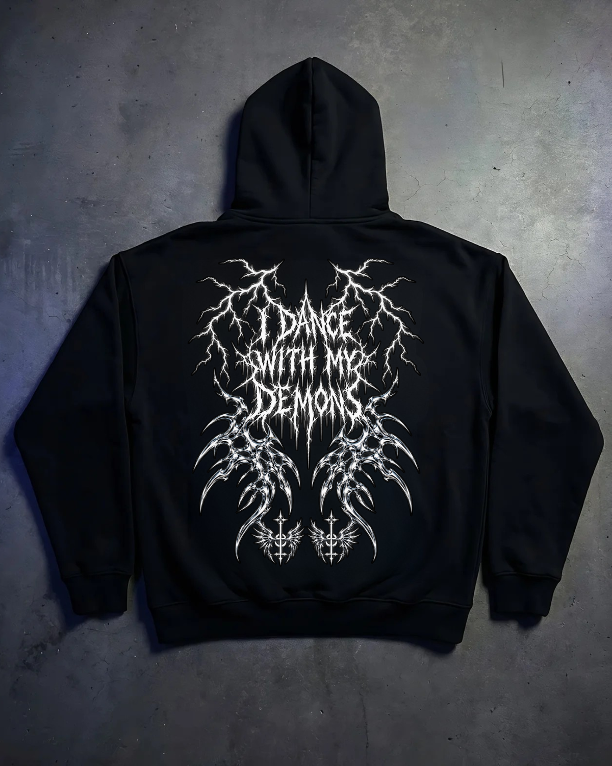 I DANCE WITH MY DEMONS - Oversized Hoodie